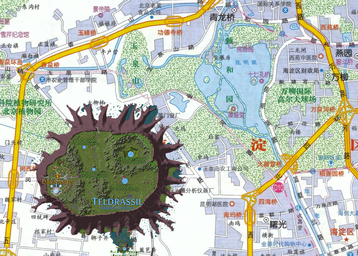 艾泽拉斯地图全景地图(魔兽世界艾泽拉斯地图真实大小)-图7